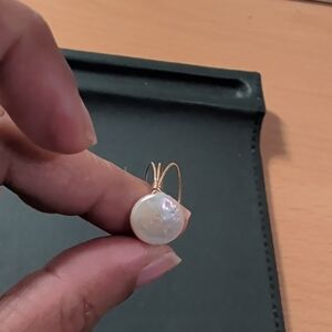 Gold Pearl Wire Ring